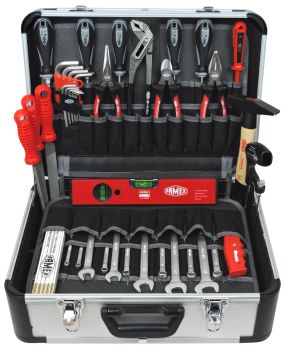 FAMEX 429-88 Profi Werkzeugkoffer gefüllt mit Werkzeug in Top Qualität